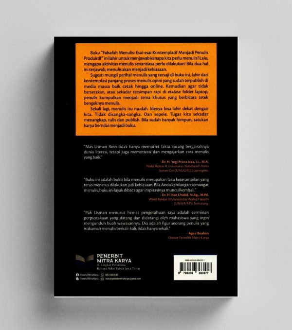Falsafah Menulis: Esai-esai Kontemplatif Menjadi Penulis Produktif